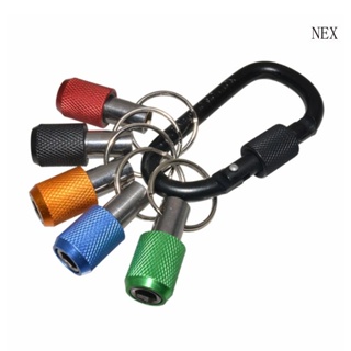 Nex 1 4 Hex Shank อะแดปเตอร์สกรูสว่านกระแทก ก้านหกเหลี่ยม ขนาดพกพา