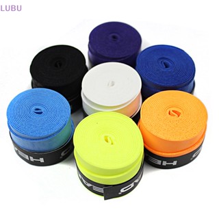 Lubu ใหม่ ไม้เทนนิส ไม้เทนนิส หนัง PU ดูดซับเหงื่อ กันลื่น 10 ชิ้น