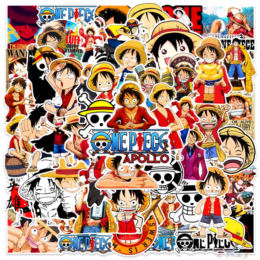 วันพีช สติกเกอร์ Luffy Series 03 สติกเกอร์แฟชั่น กันน้ํา DIY 50 ชิ้น/เซต