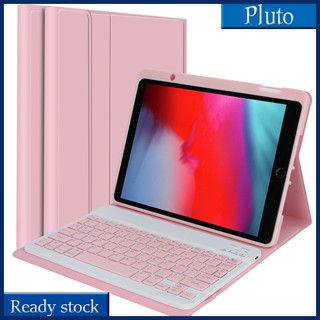 ใหม่ เคสแท็บเล็ต พร้อมคีย์บอร์ดไร้สาย ถอดออกได้ พร้อมดินสอ สําหรับ IPad 10.2 นิ้ว IPad Pro11