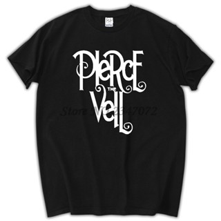 เสื้อยืด พิมพ์ลาย Pierce The Veil สไตล์อเมริกัน สําหรับผู้ชาย มีสีดํา และสีขาว