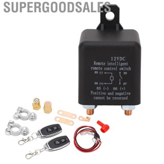 Supergoodsales 12V  Car Relay Switch NO Contact Copper Coil Dual  Controller Vehicle