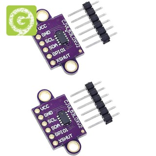 โมดูลเซนเซอร์ระยะทาง IIC VL53L0X Time-Of-Flight ToF 940Nm GY-VL53L0XV2 2 ชิ้น