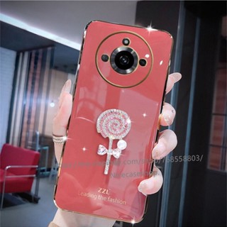 พร้อมส่ง เคสโทรศัพท์มือถือแบบนิ่ม TPU กันน้ํา ลายอมยิ้ม สําหรับ Realme 11 Pro 11 Pro + Plus 5G 2023 11 Pro 5G