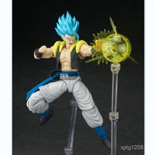 Bandai FRS โมเดลฟิกเกอร์ Super Saiyan God Super Blue Gogeta Fusion Dragon Ball ของเล่นสําหรับเด็ก