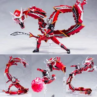 Bandai Kamen Rider Dragon Rider Survival Form Warriors Dragon FRS ของเล่นโมเดลตุ๊กตา ขยับได้ เครื่องประดับ