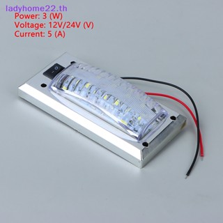 Doulady แผงไฟอ่านหนังสือ LED 12V-24V ความสว่างสูง สําหรับติดตกแต่งภายในรถยนต์ รถตู้ รถบรรทุก เรือ รถบ้าน เรือ