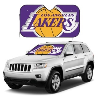 【พร้อมส่ง】LA Lakers ที่บังแดดกระจกหน้ารถยนต์ ป้องกันรังสียูวี และความร้อน