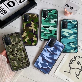 เคสโทรศัพท์มือถือแบบนิ่ม ลายพรางทหาร สําหรับ Vivo Y30 Y50 Y31 Y51 Y53 Y55 Y55s Y69 Y71 Y81 Y81s Y91C Y95 Y93 Y91