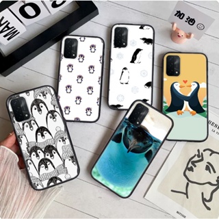 เคสโทรศัพท์มือถือแบบนิ่ม ลายเพนกวินน่ารัก C45 สําหรับ OPPO A73 A91 F15 A92 A72 A52 A93 A94 4G F5 A73 F7 F9 A7X F11 A9 F11 Pro