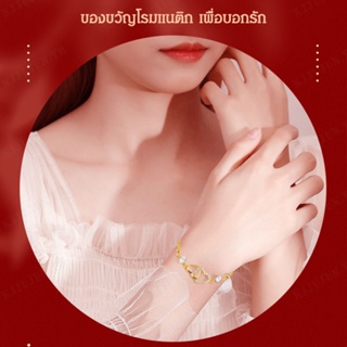 สร้อยข้อมือ ประดับเพชร รูปดาว สีทอง หรูหรา ระดับไฮเอนด์ สําหรับผู้หญิง