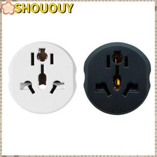 SHOUOUY ซ็อกเก็ตแปลง มาตรฐาน EU 16A 250V สําหรับเดินทาง