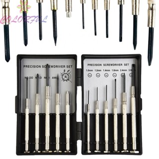 【COLORFUL】Screwdriver Set Durability Magnetic Precision Pro Slotted Cross Screwdrivers