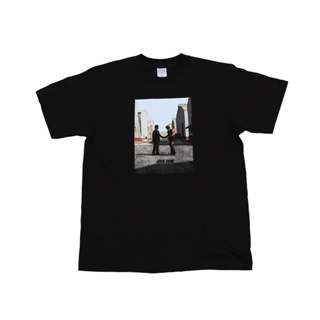 Pink Floyd oasis สไตล์อเมริกันวินเทจสูงถนนวินเทจแขนสั้นผ้าฝ้ายระบายอากาศเสื้อยืด