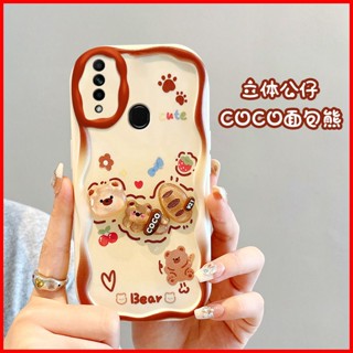 เคส oppo A31 เคสโทรศัพท์มือถือ ลายตุ๊กตา สามมิติ สีครีม สําหรับ BBNY