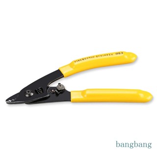 Bang CFS-3 คีมปอกสายไฟเบอร์ออปติคอล สามพอร์ต สําหรับเครื่องมือ FTTH