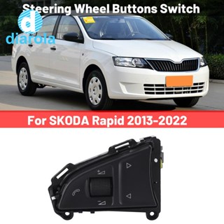 ปุ่มสวิตช์ควบคุมความเร็วพวงมาลัย อเนกประสงค์ 5E0919719C สําหรับ SKODA Rapid 2013-2022