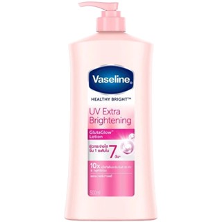 LeeMart โลชั่นทาผิว วาสลีน เฮลตี้ไวท์ Vaseline Healthy White 500ML ยูวี เอกตร้า Vasaline ขนาด 500 มล.