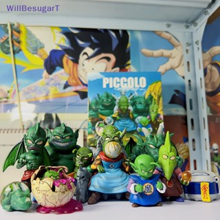 [WillBesugarT] ฟิกเกอร์ PVC อนิเมะดราก้อนบอล GK WCF King Piccolo Family 9 ชิ้น [ใหม่]