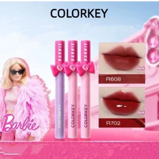 Colorkey ลิปสติก ลิปกลอส เนื้อกํามะหยี่ ติดทนนาน สําหรับตุ๊กตาบาร์บี้