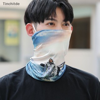 [Tinchitde] ผ้าพันคอครึ่งหน้า ผ้าตาข่าย พิมพ์ลาย เหมาะกับการวิ่ง เล่นกีฬา ขี่จักรยาน สกี สําหรับผู้ชาย ผู้หญิง [Preferred]