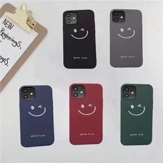 พร้อมส่ง เคสโทรศัพท์มือถือ ซิลิโคนนิ่ม TPU ผิวด้าน กันกระแทก ลายหน้ายิ้ม Good Luck สําหรับ Infinix Note 30 VIP