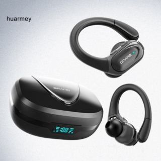 Huarmey เอียร์บัดไร้สาย บลูทูธ 51 หน้าจอดิจิทัล LED ตัดเสียงรบกวน สําหรับออกกําลังกาย