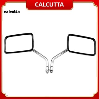 [calcutta] กระจกมองหลัง ทรงสี่เหลี่ยมผืนผ้า ขนาด 10 มม. สําหรับรถจักรยานยนต์ 2 ชิ้น