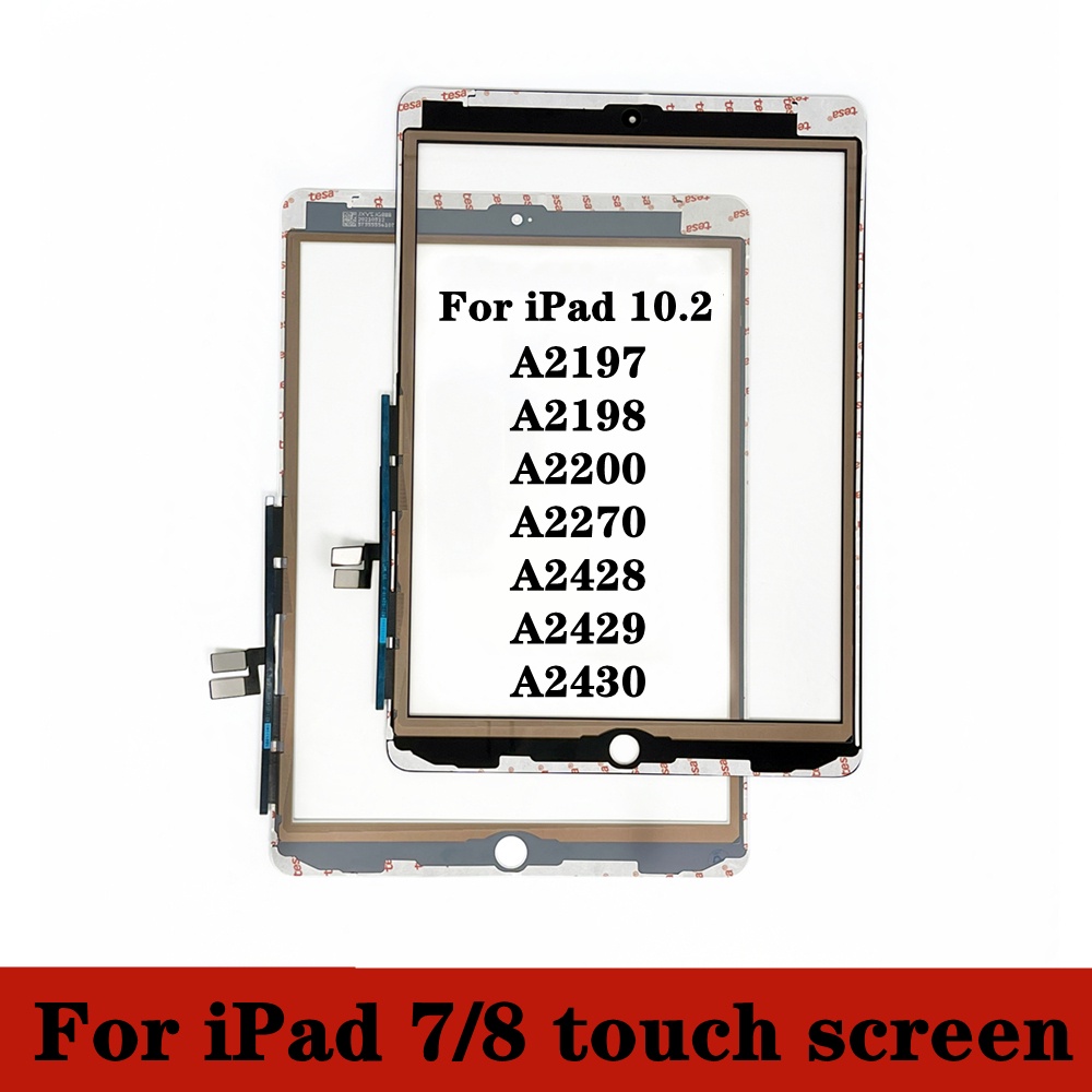 หน้าจอสัมผัสดิจิทัล 10.2 สําหรับ iPad 7 8 7th 8th 2019 2020 A2197 A2198 A2200 A2270 A2428 A2429 A243