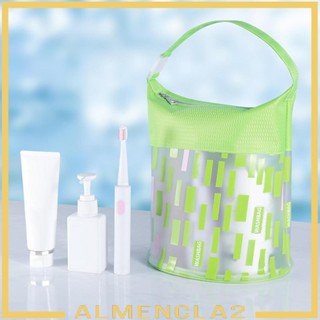 [Almencla2] กระเป๋าเครื่องสําอาง TPU แบบใส น้ําหนักเบา เปิดได้ อเนกประสงค์ สําหรับห้องน้ํา ท่องเที่ยว