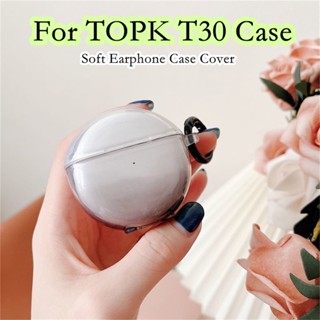 【ส่วนลด】เคสหูฟัง แบบนิ่ม ไล่โทนสี สําหรับ TOPK T30 TOPK T30