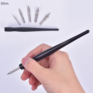 [Dhin] Anime  Pen Tip Pen Set Calligraphy Drawing Kit Tool Set 5 Nib With 1 Holders COD