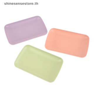 Shine จานทรงสี่เหลี่ยมผืนผ้า สําหรับใส่ซูชิ พาสต้า ขนมหวาน ใช้บนโต๊ะอาหาร