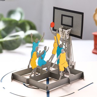 【กำลังจัดส่ง】 3d Stereo Greetings Children&amp;#39;s Day Creative Gift Slam Dunk To Send Boys Thank You Sports Card