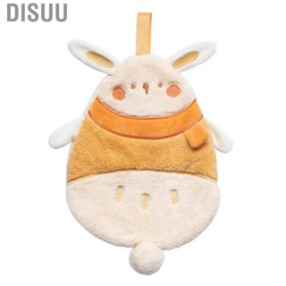 Disuu Bathroom Hand Towels  Rabbit Pattern Cute Coral Fleece Comfortable Towel for Kitchen