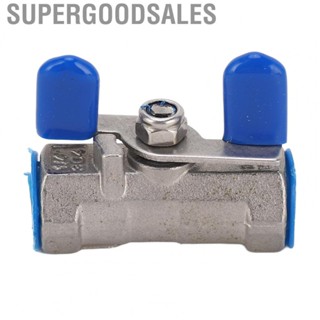 Supergoodsales 1/4 Inch Ball Valve  Excellent Sealing High Strength Female Thread Wide Usage for Corner Rainwater Tank