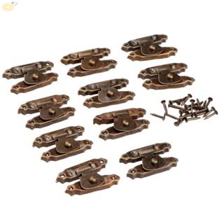 【VARSTR】Buckles Clasp Hardware With Screws 10PCS Box Gift Box Bronze Small Things
