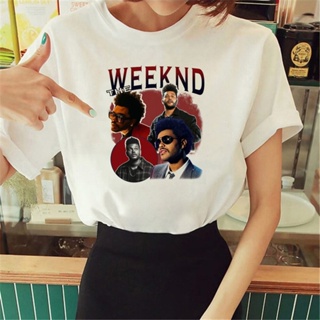 เสื้อยืด พิมพ์ลายกราฟฟิค the Weeknd top Y2K สไตล์ฮาราจูกุ สําหรับผู้หญิง