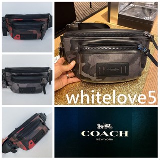 Terrain Belt Bag In Signature Canvas F89034 แท้ กระเป๋าคาดอก COAC H กระเป๋าสะพายข้าง ผู้ชาย