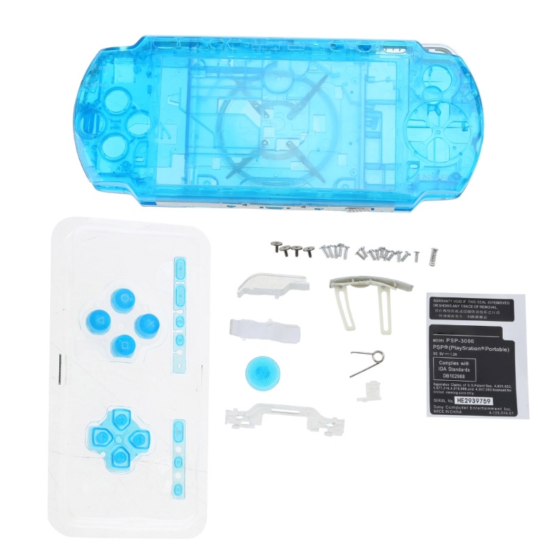 Doublebuy ฝาครอบเกมคอนโซล แบบใส พร้อมสกรู สําหรับ PSP3000