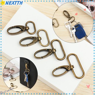 Nextth 1/5 ชิ้น สายคล้องกระเป๋า หัวเข็มขัด เครื่องประดับ ทํา DIY พวงกุญแจ แยกแหวน ปลอกคอ คาราบิเนอร์ สแน็ป