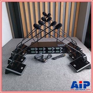 TADA U-600 ไมค์ตั้งโต๊ะไร้สาย 8ตัว UHF U600 U 600 TA DA จูนค…