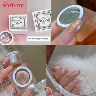 Xiejayi Nail Polish Flash Gel Color Flash Gel Color Cat Eye Gel Transparent Bottom Broken Diamond Rainbow Sydney Broken Ice Nail Oil Gel [TOP]