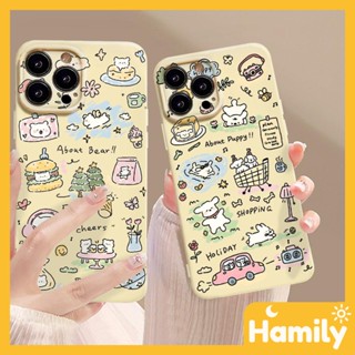 For iPhone 11 iPhone Case White Glossy TPU Soft Shell Shockproof Photo Protector Camera Cartoon Forest Critters Compatible with iPhone 14 13 Pro max 12 Pro Max xr xs max 7 8