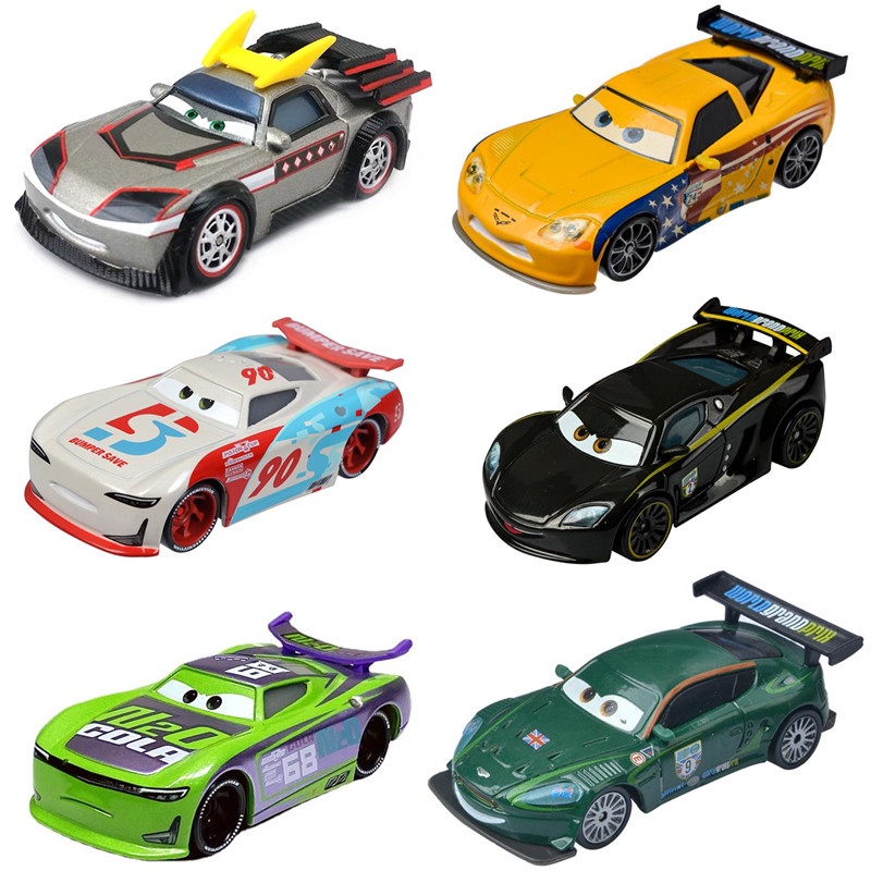Pixar Cars 3 Lightning McQueen โมเดลรถแข่ง 1:55 ของเล่นสําหรับเด็ก