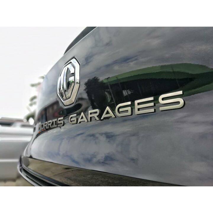 MGเอ็มจี ตัวนูนMg  ตัวนูน สแตนเลสแท้100% Morris Garages อักษร ติดรถ MG (ติดด้านหลัง)