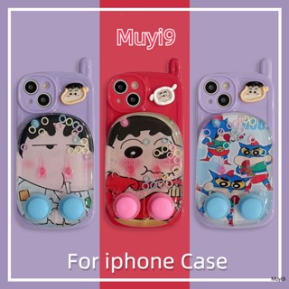 เคสโทรศัพท์มือถือ แบบนิ่ม ลายการ์ตูนชินจัง กันกระแทก สําหรับ Iphone 14ProMax 13ProMax I12 Pro MAX i11 XR 14 13Pro