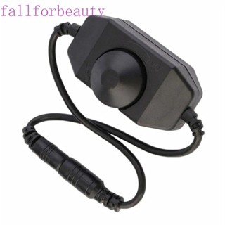 Fallforbeauty ลูกบิดสวิตช์ควบคุมไฟเพดาน Led Dc 12v 24v สีโมโนโครม