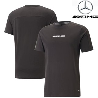 เสื้อกีฬาแขนสั้น ลายทีมแข่งขัน F1 Mercedes AMG Petronas F1 เหมาะกับฤดูร้อน สําหรับผู้ชาย และผู้หญิง 2023