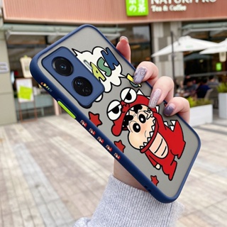 เคสซิลิโคนใส ขอบสี่เหลี่ยม ลายการ์ตูนชินจัง กันกระแทก สําหรับ VIVO T1 5G T1 Pro S15E Iqoo Z6 Pro S9 S9e